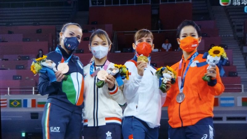 本會劉慕裳師姐取得2021東京奧運女子空手道形項目取得銅牌！